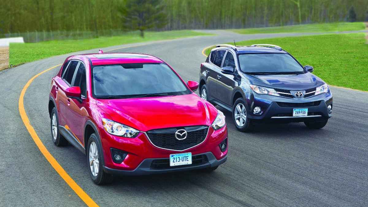 2025 Mazda CX 5 vs Toyota RAV4 Compact SUV Comparison