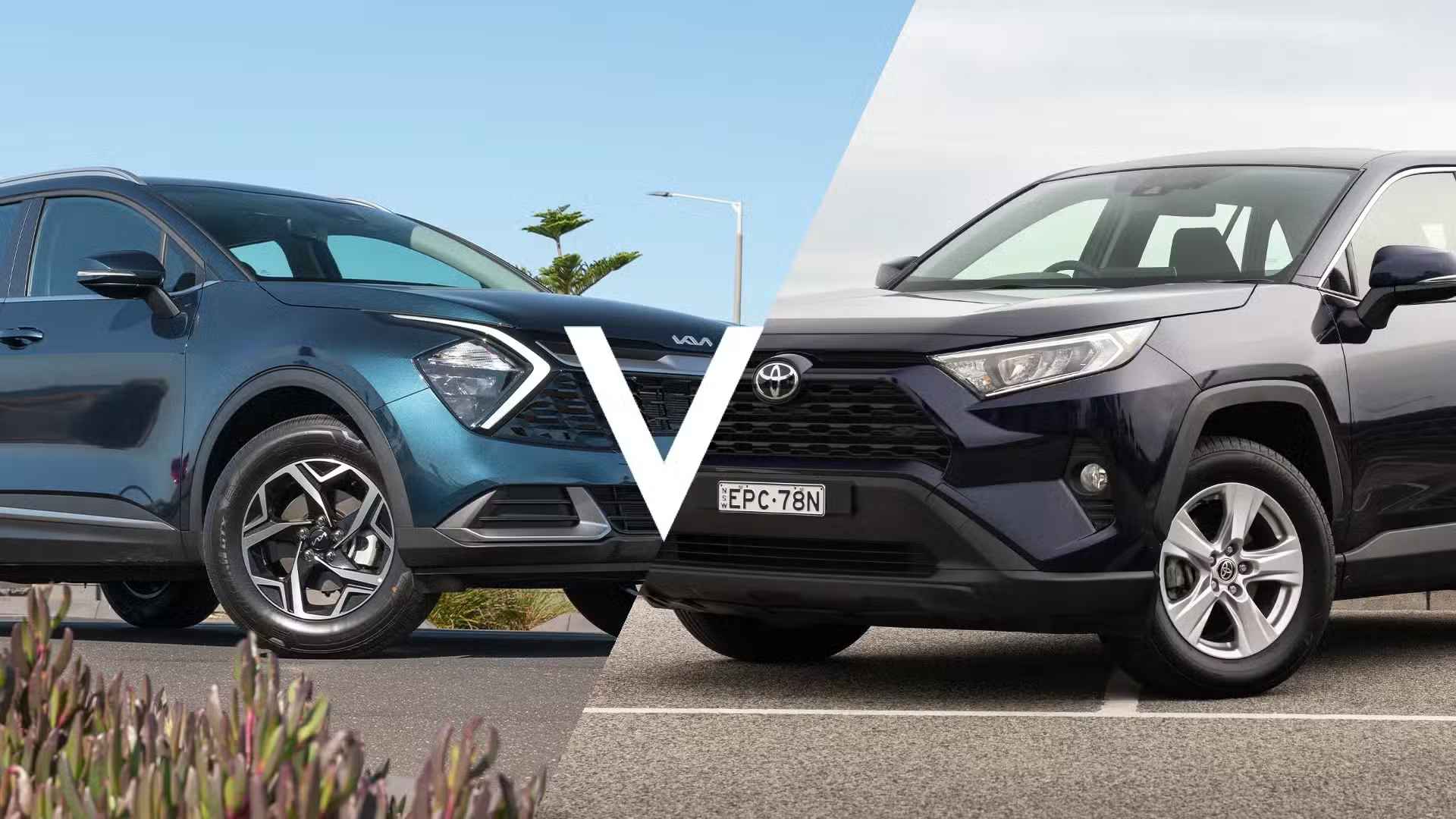 2025 Kia Sportage vs Toyota RAV4 Compact SUV Face Off